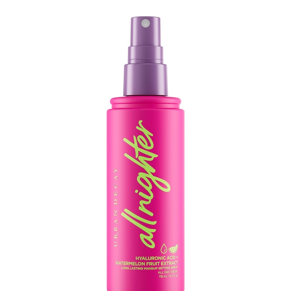 Urban Decay All Nighter Setting Spray - Pink and Purple